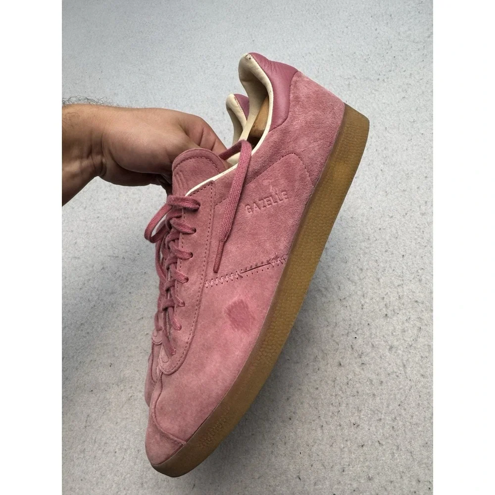 Adidas Gazelle Trace Maroon Gum Lace Up Men's Sneaker Size 12  Art BD7489